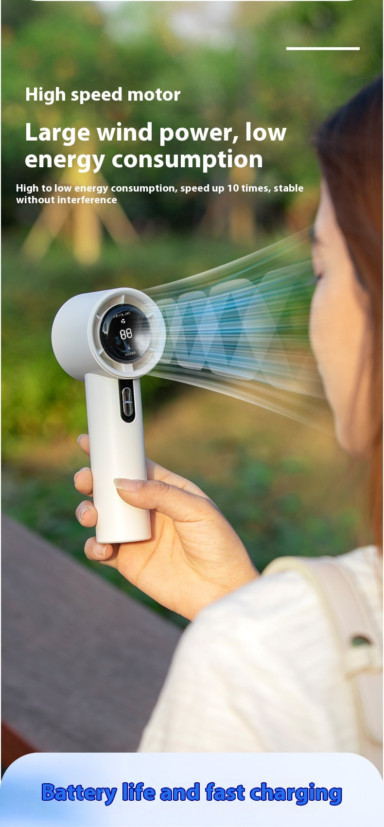Turbine Handheld Fan